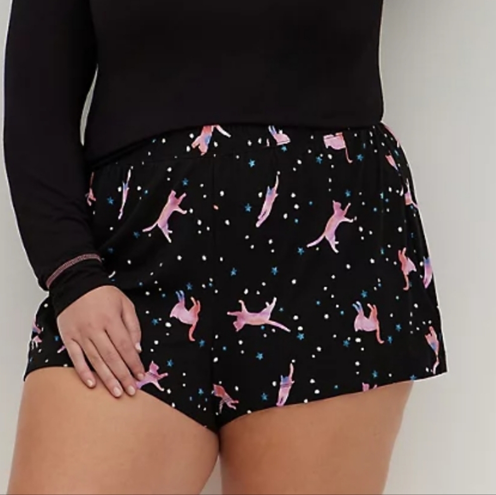 🆕️⭐️🐈‍⬛ 2X GALAXY CATS SLEEP SHORT 🐈‍⬛⭐️